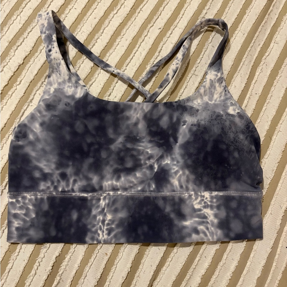 Lululemon Athletica Gray and White Sports Bra never worn